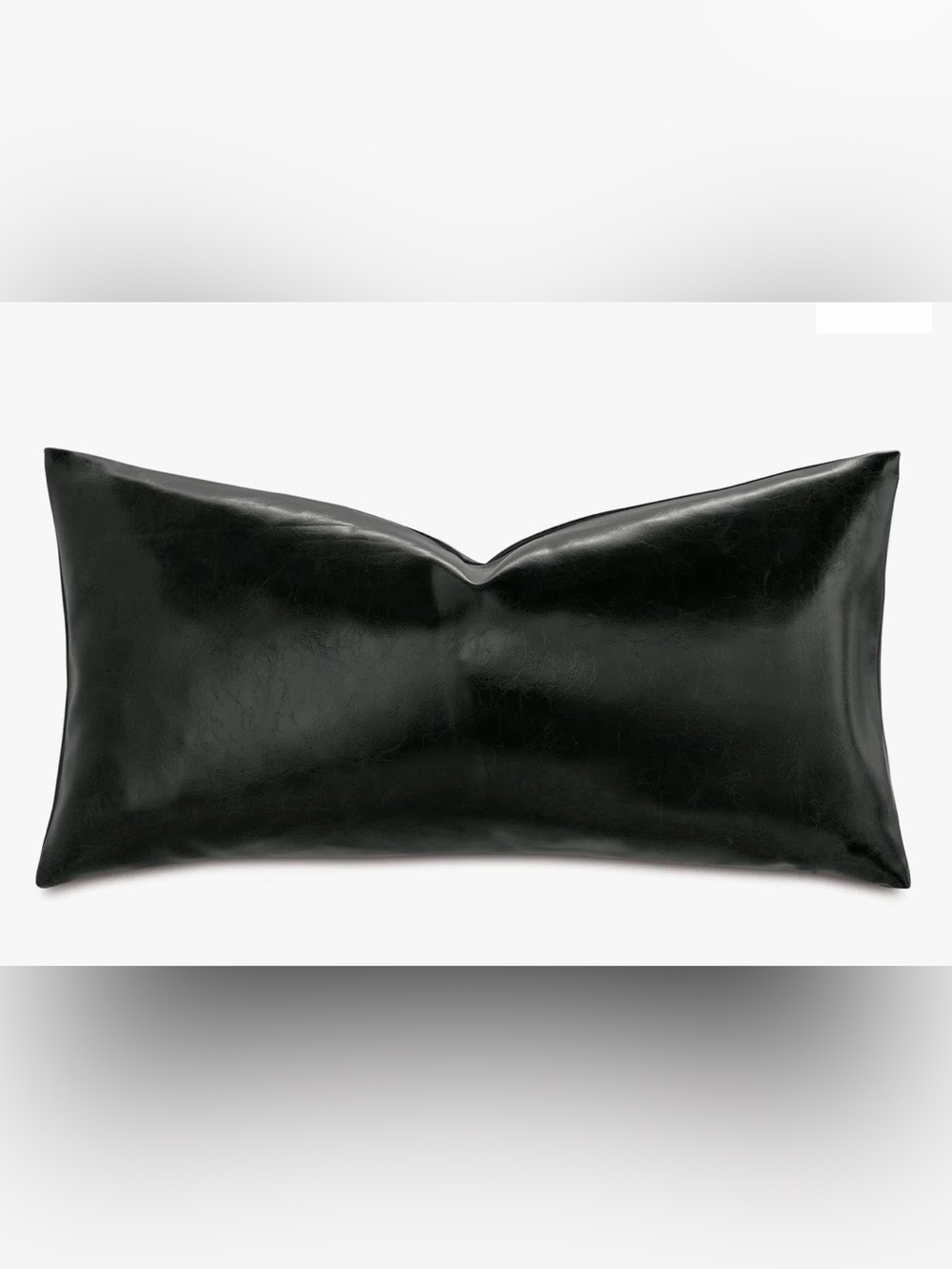 Muse Vegan Leather Accent Pillow. Gorgeous modern decor element. New.